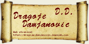 Dragoje Damjanović vizit kartica